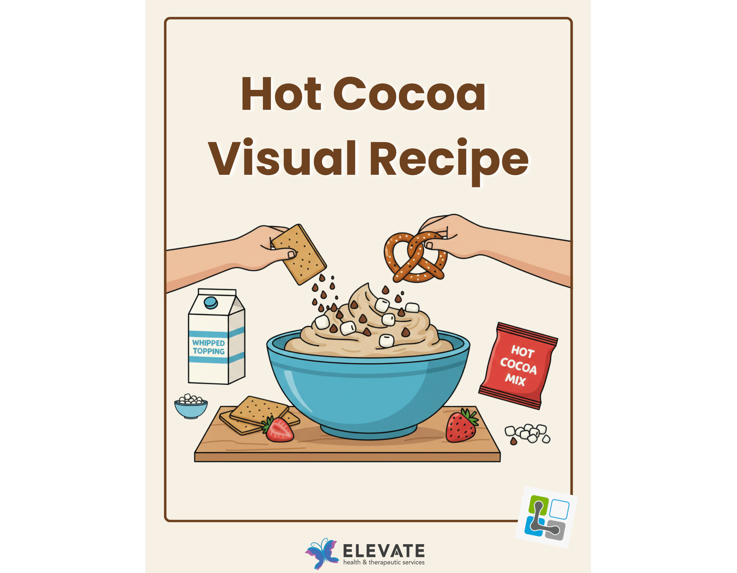 Hot Cocoa Dip Visual Recipe (LAMP)