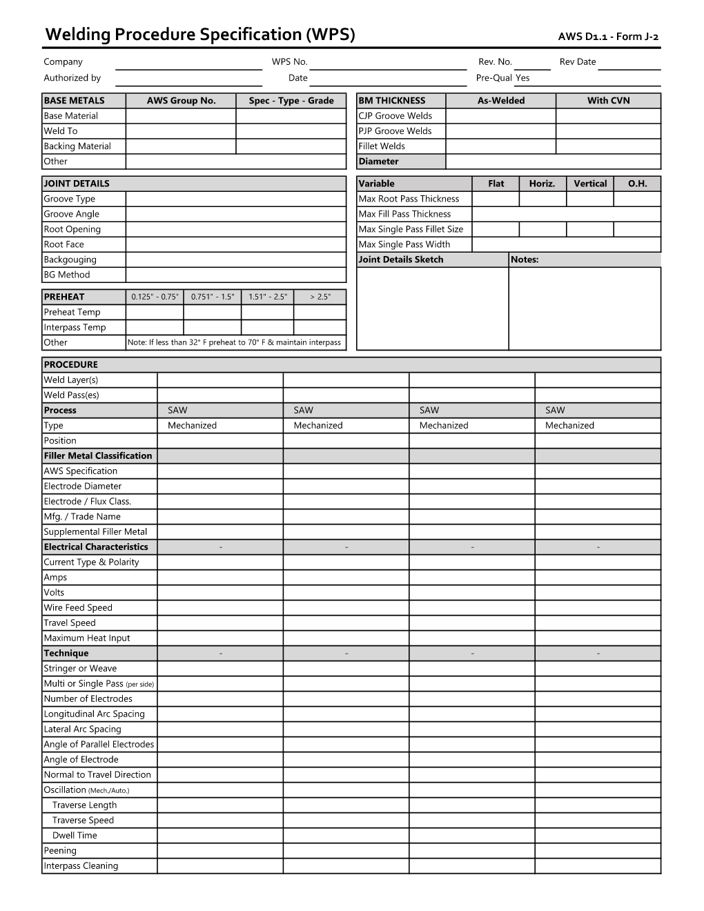 AWS Welding Symbols — QUALITY INSPECTION FORMS