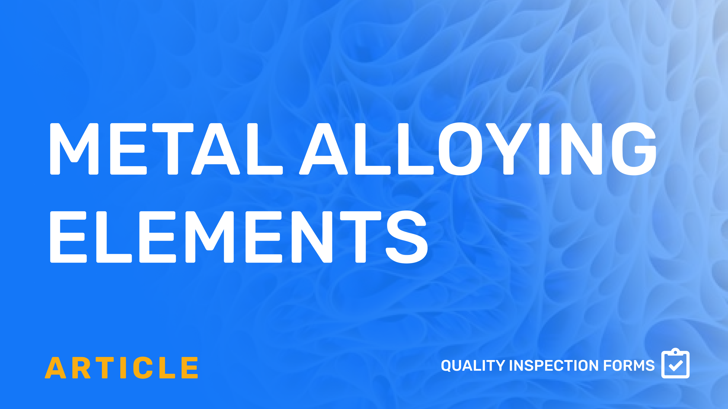 METAL ALLOYING ELEMENTS
