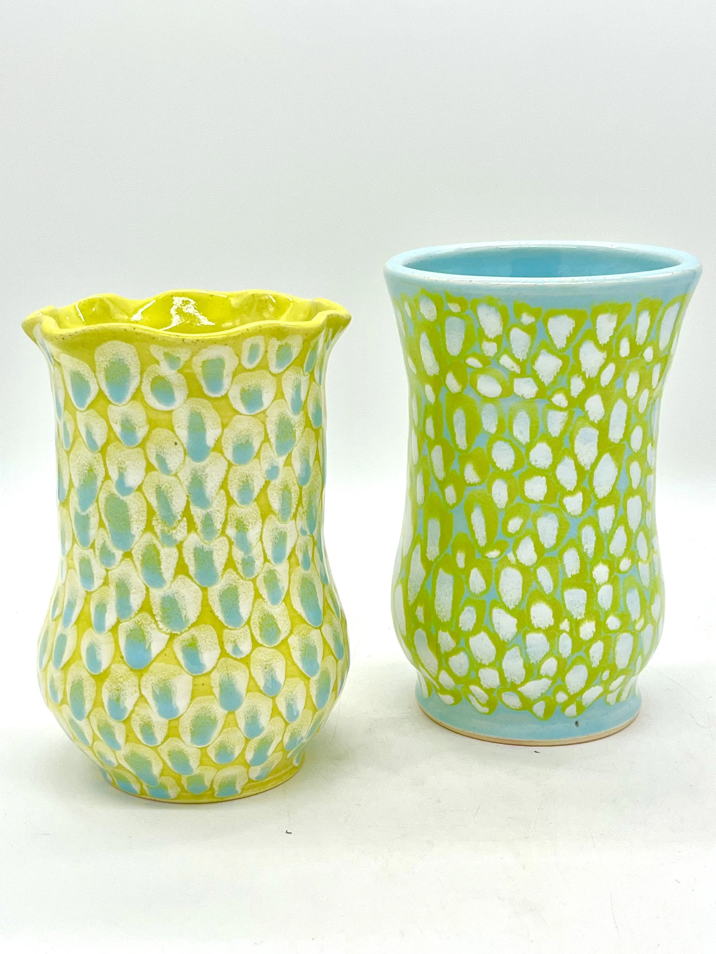 neon vases