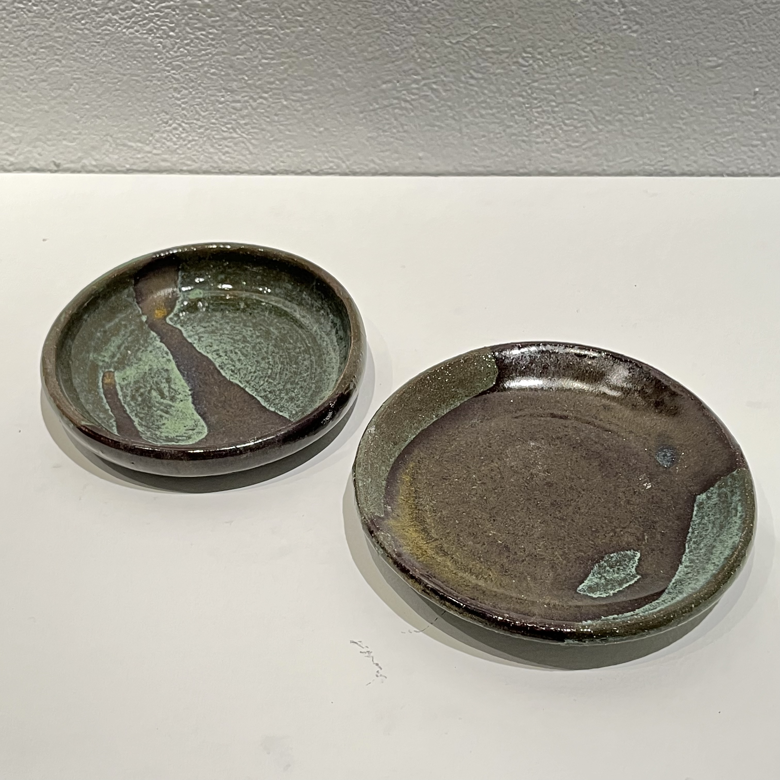 thrown stoneware plates