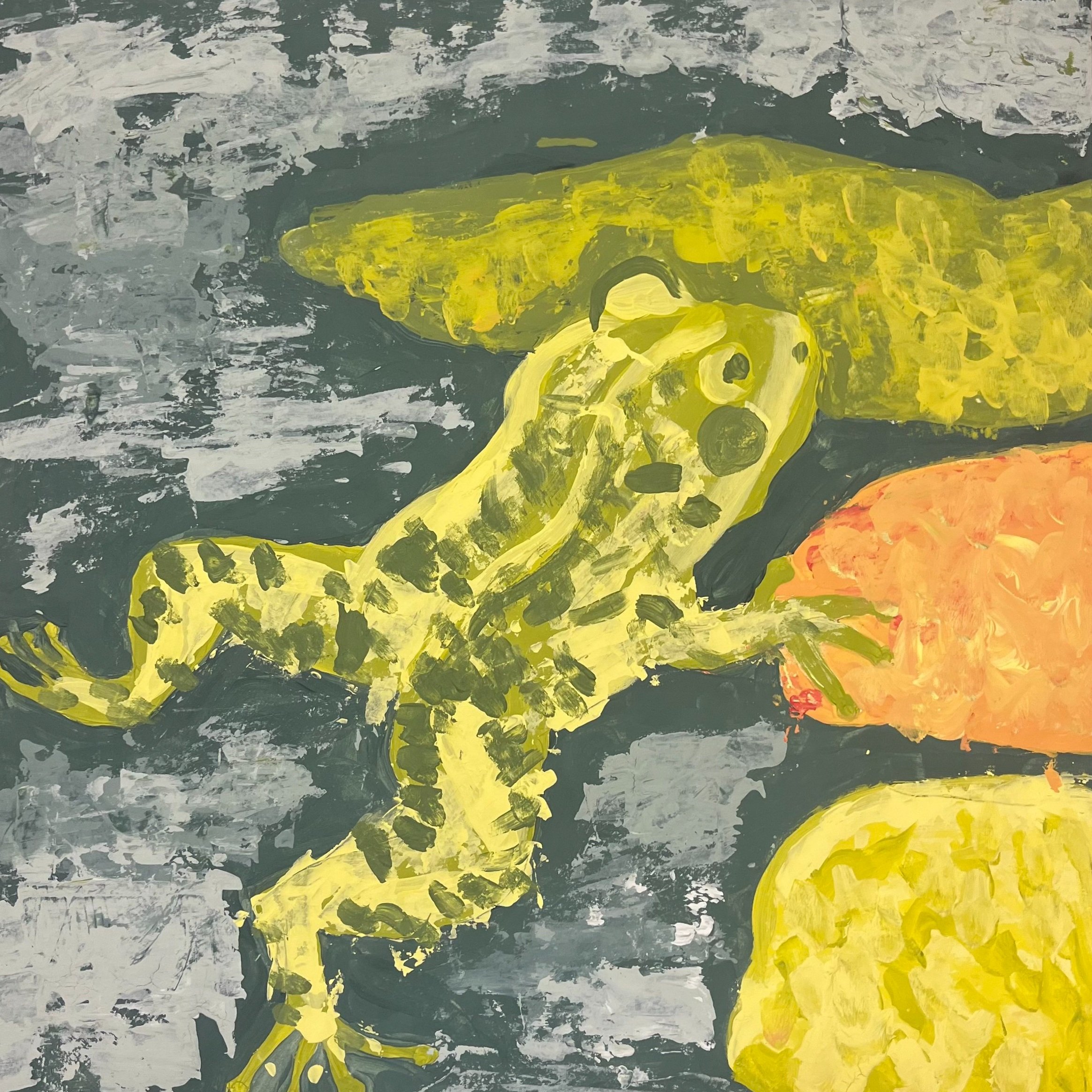 acrylic painting 18x18", 2022