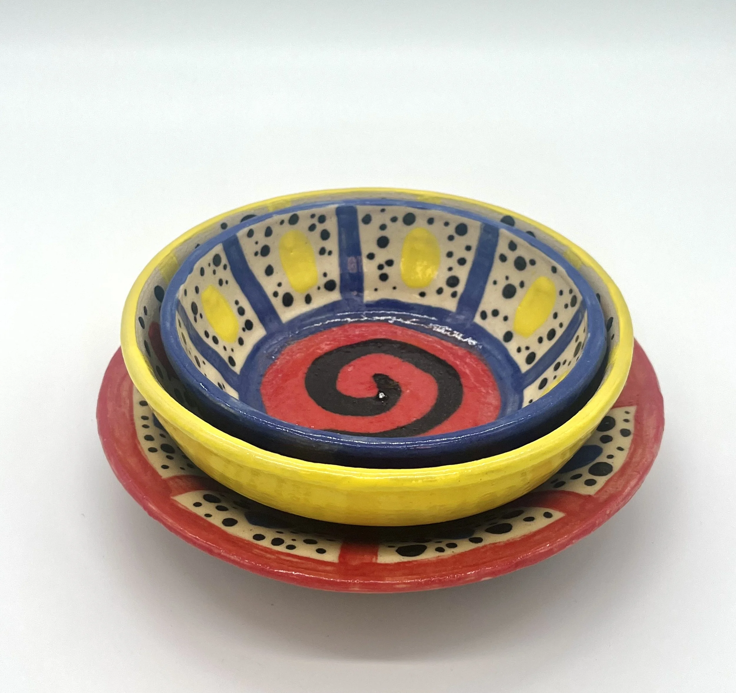 wheel-thrown bowls