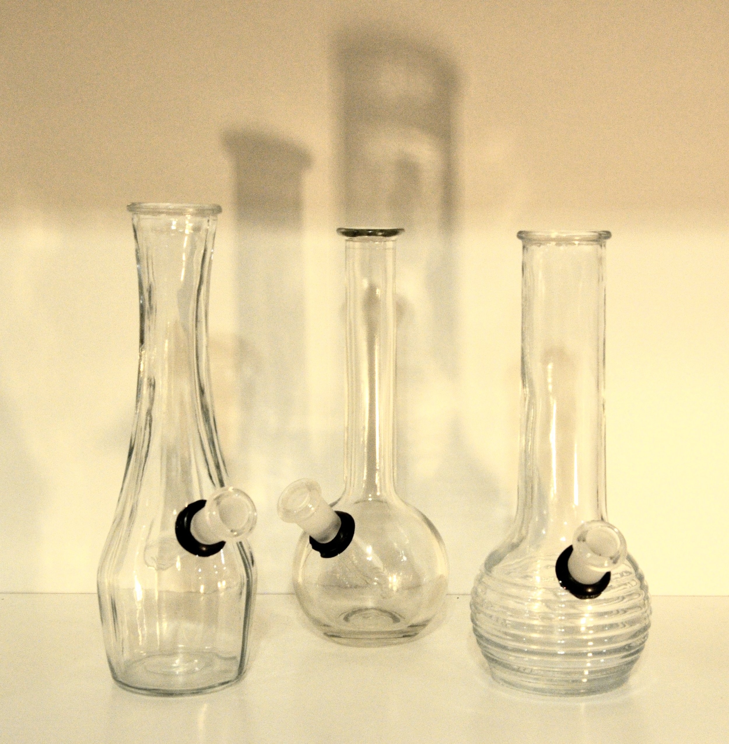 upcycled contemporary stem vases