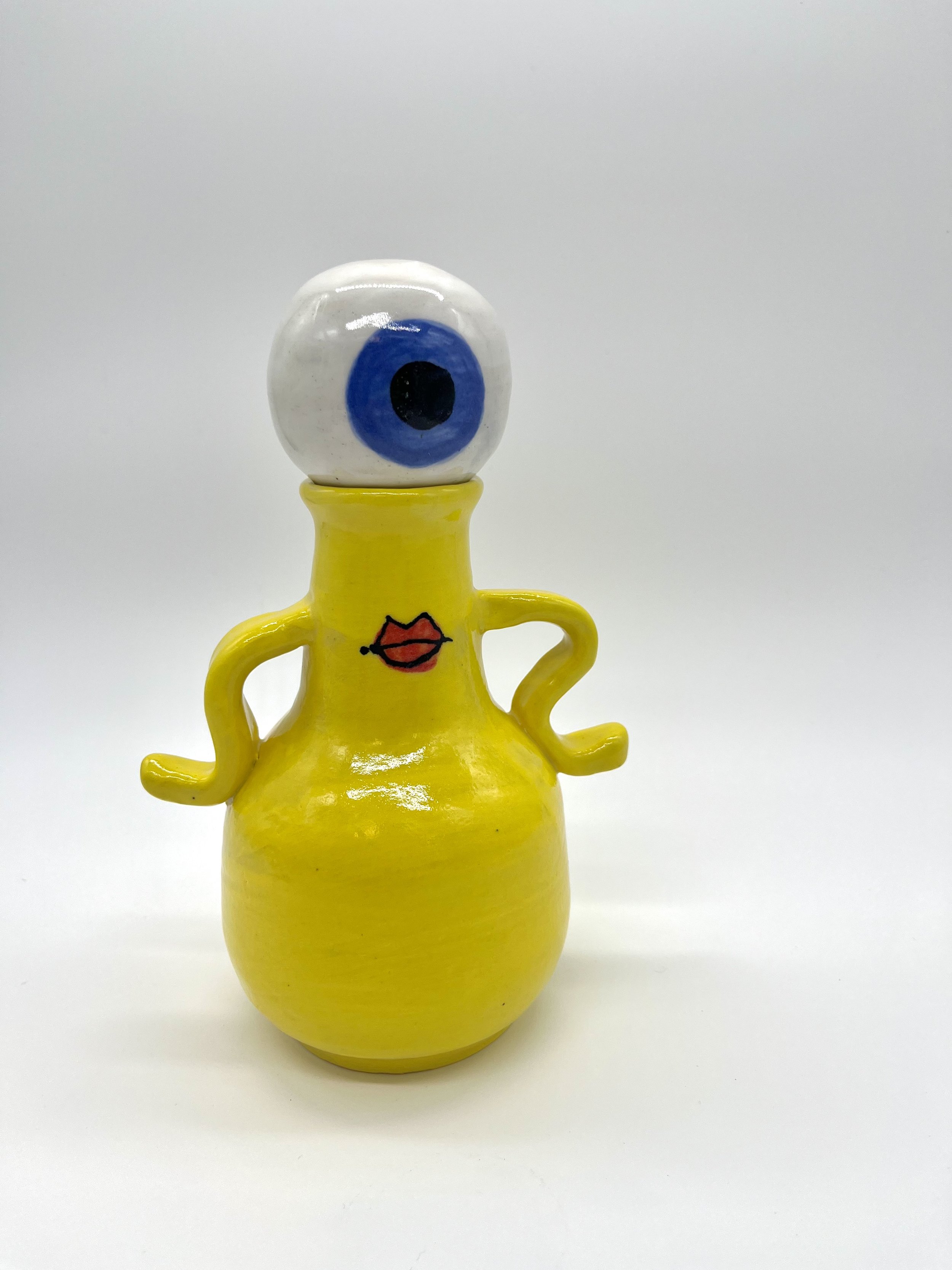 "The Boss". Wheel thrown and altered stoneware.