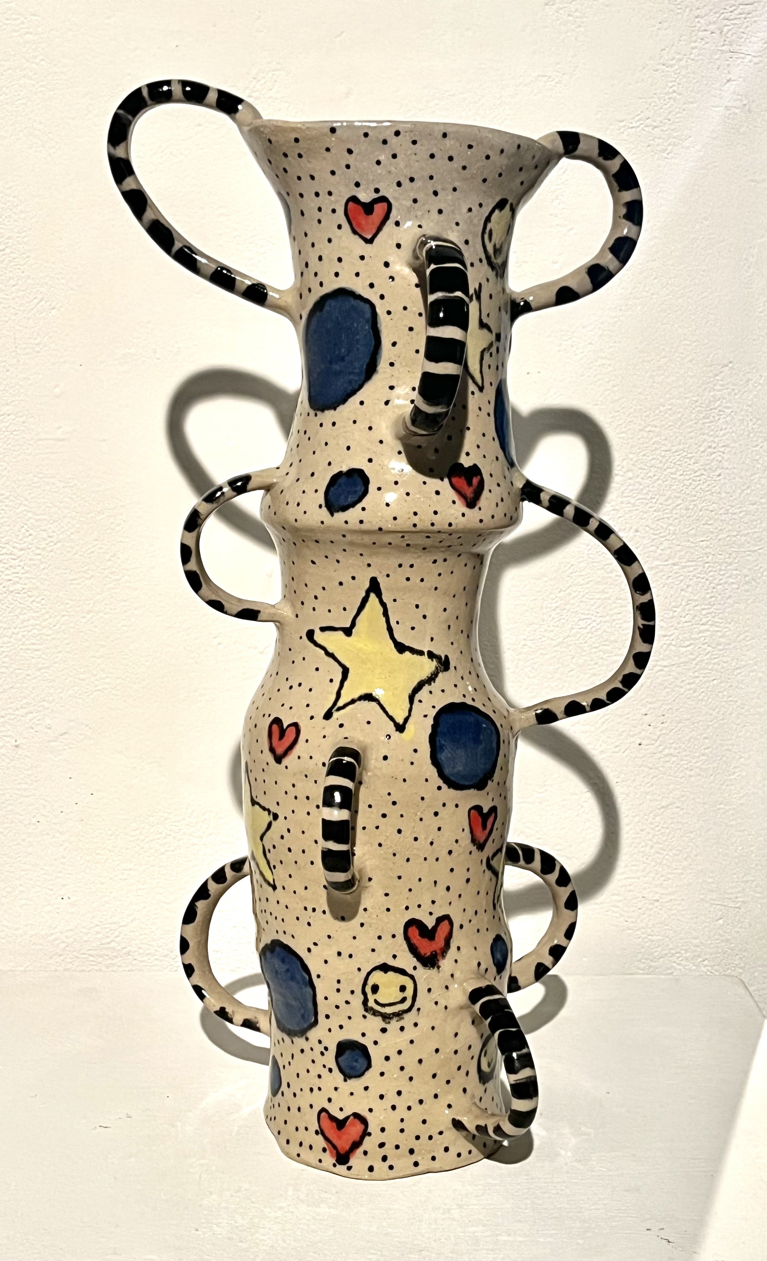 "The Ugliest Vase in the World", wheel-thrown stoneware.