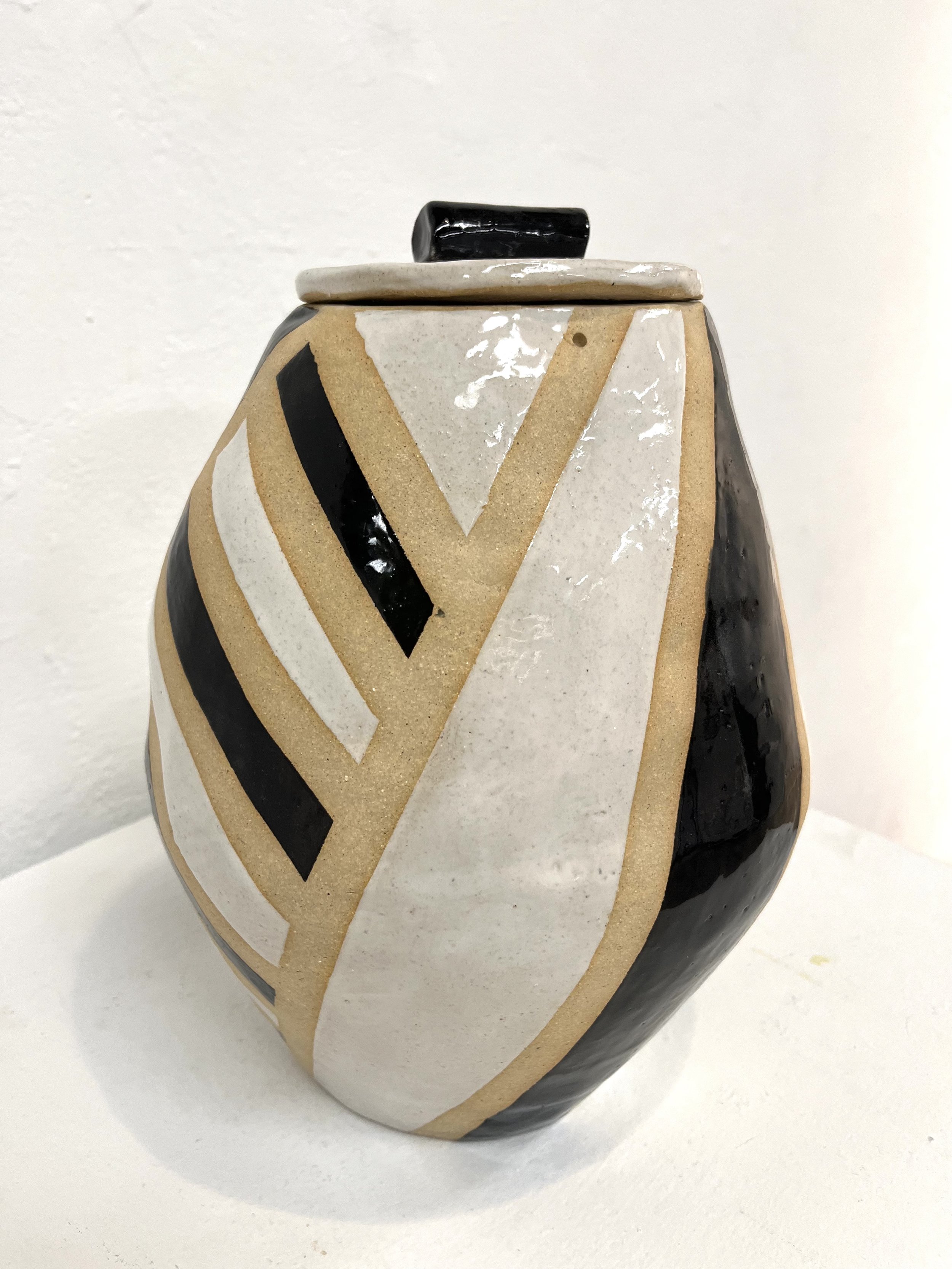 Stoneware jar