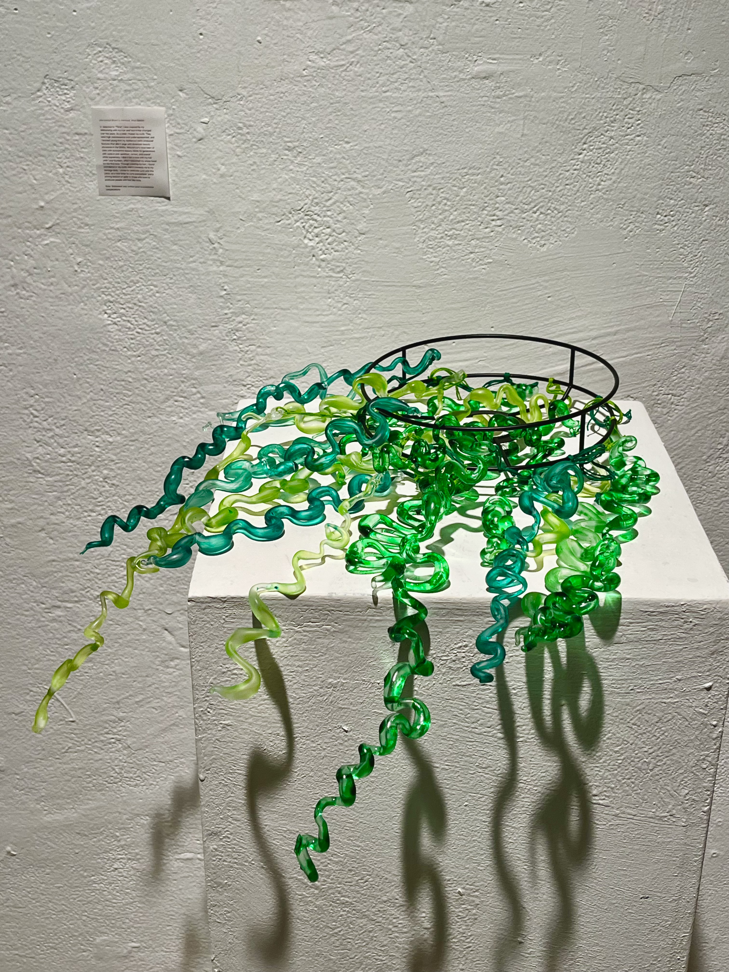 You Cannot Drown A Siren, flameworked borosilicate. 2023.