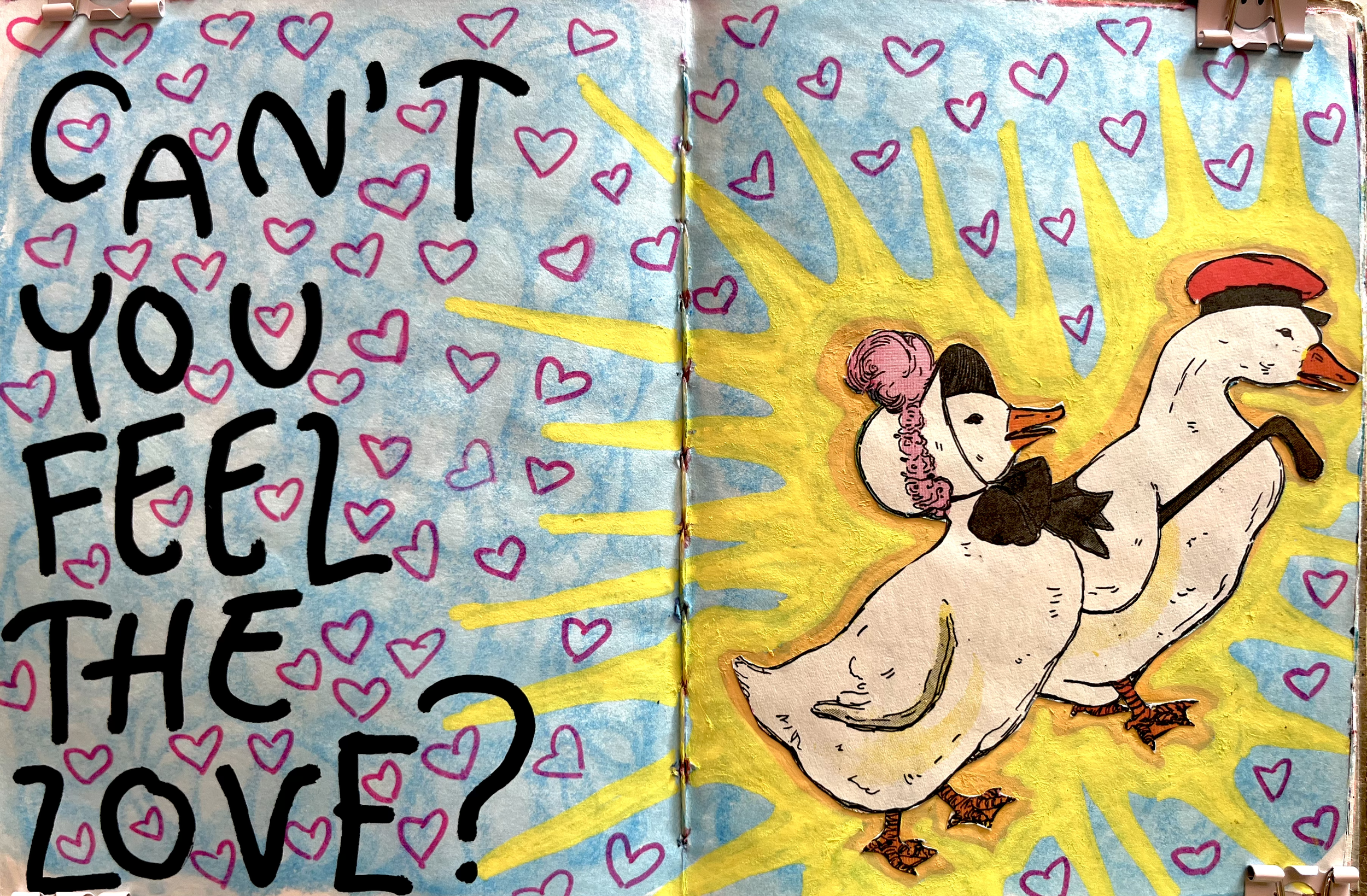 sketchbook collage, 2023.