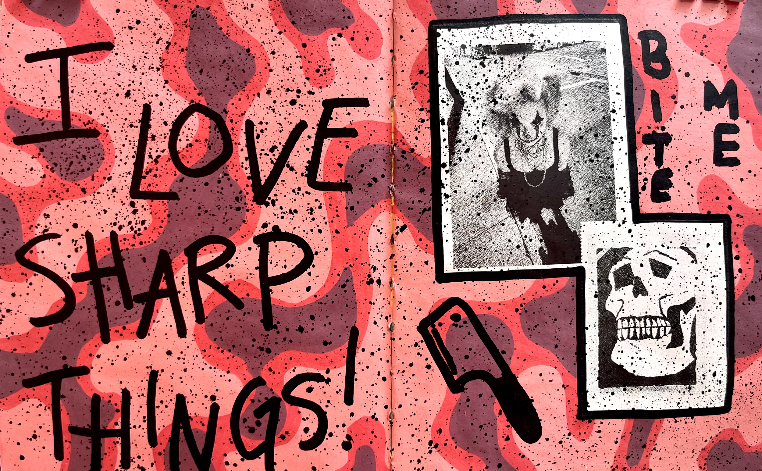 sketchbook collage, 2023.