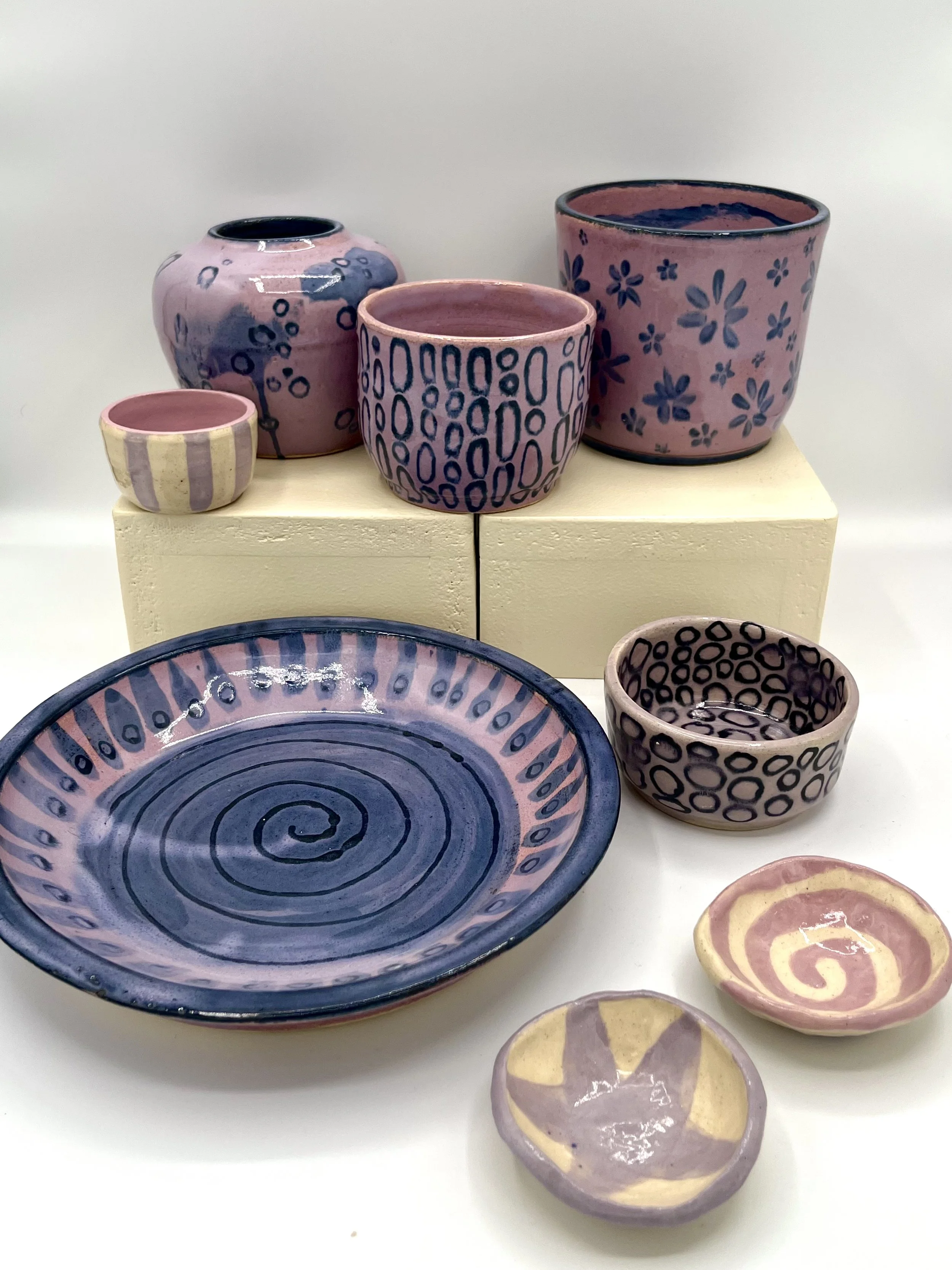 purple glaze/underglaze research