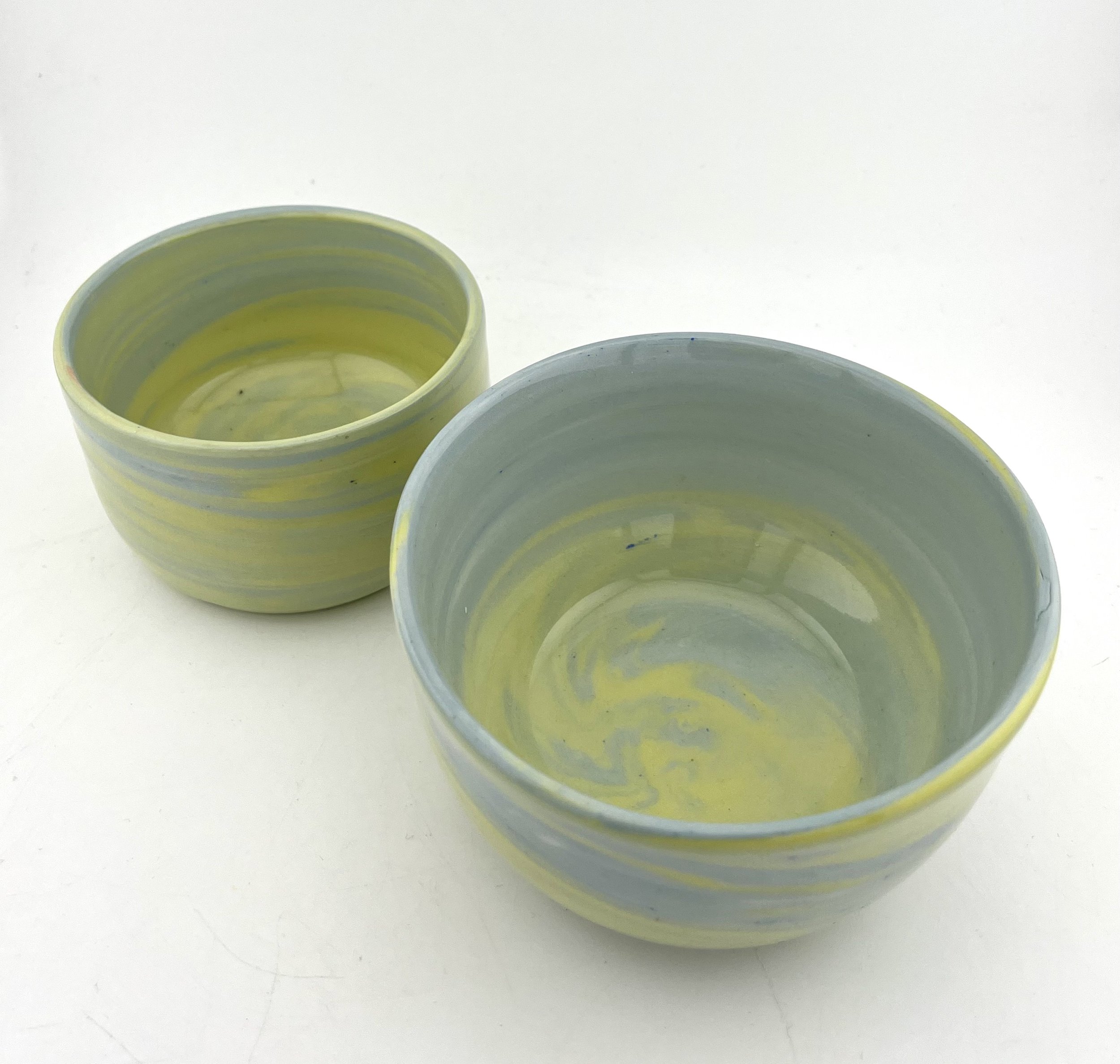 "these colors tickle my brain". colored porcelain.