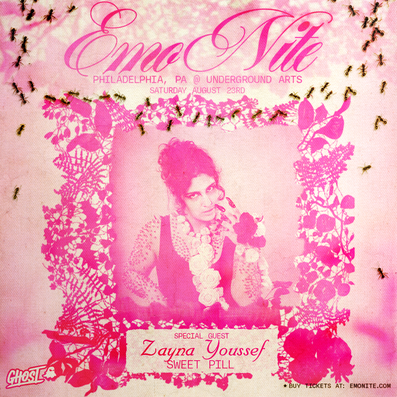 Emo Nite 8/23 w/ Zayna Youssef of Sweet Pill