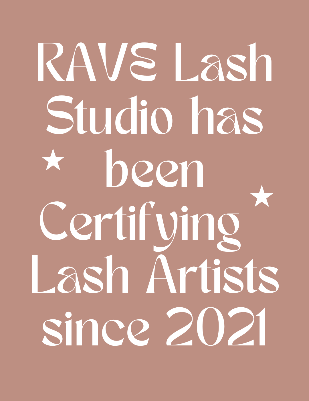 Lash Extension Education — RAVE