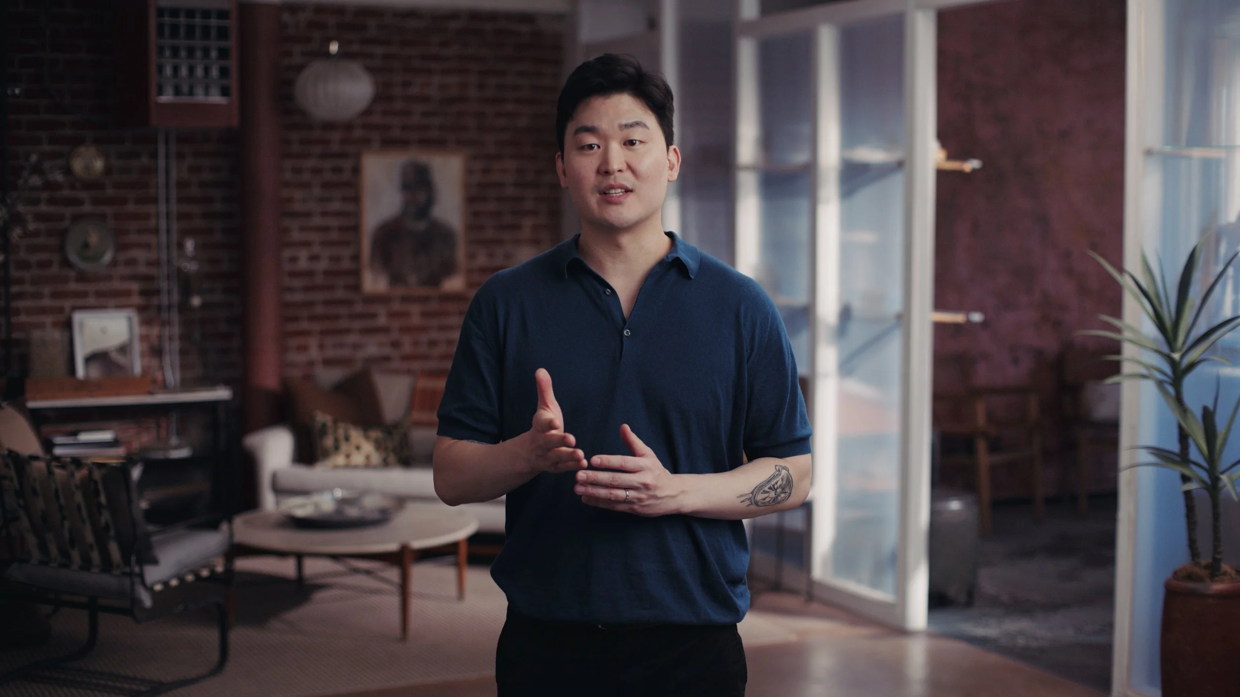 Still frame from a launch video for an AI startup in San Jose