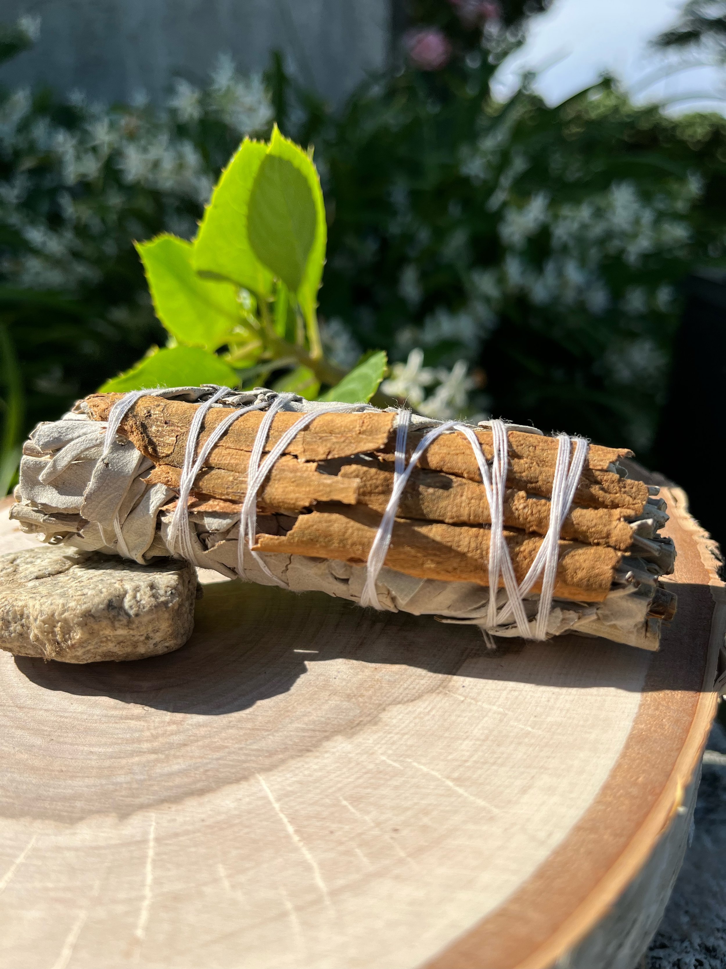 Cinnamon White Sage Smudge Stick