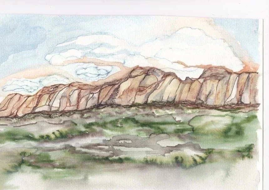 Artwork- Moab Utah 9.5x12 Watercolor