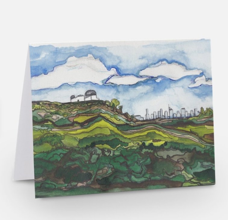 CARDS- Griffith Observatory, The Scenic View