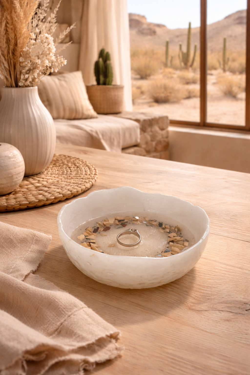 PRISM+EMBER- White Ambient Bowl