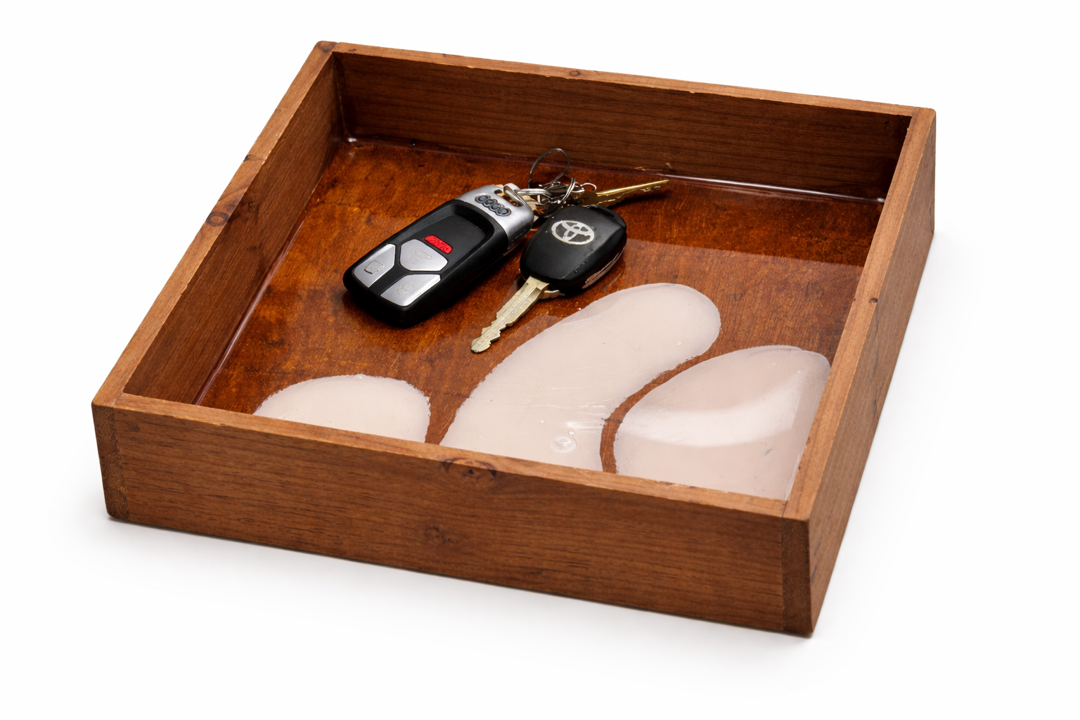 BLUSH+TIMBER- Simple Rustic Blush Tray