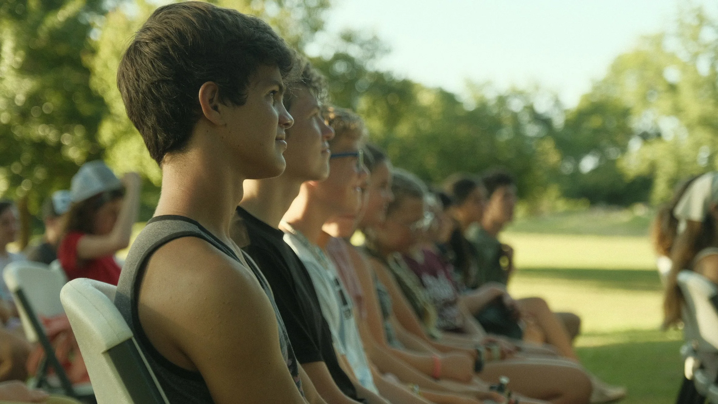Evening worship time at Covenant Youth Camp.  Where teens worship, disciple, and learn more about Messiah and Messianic Youth Camps.