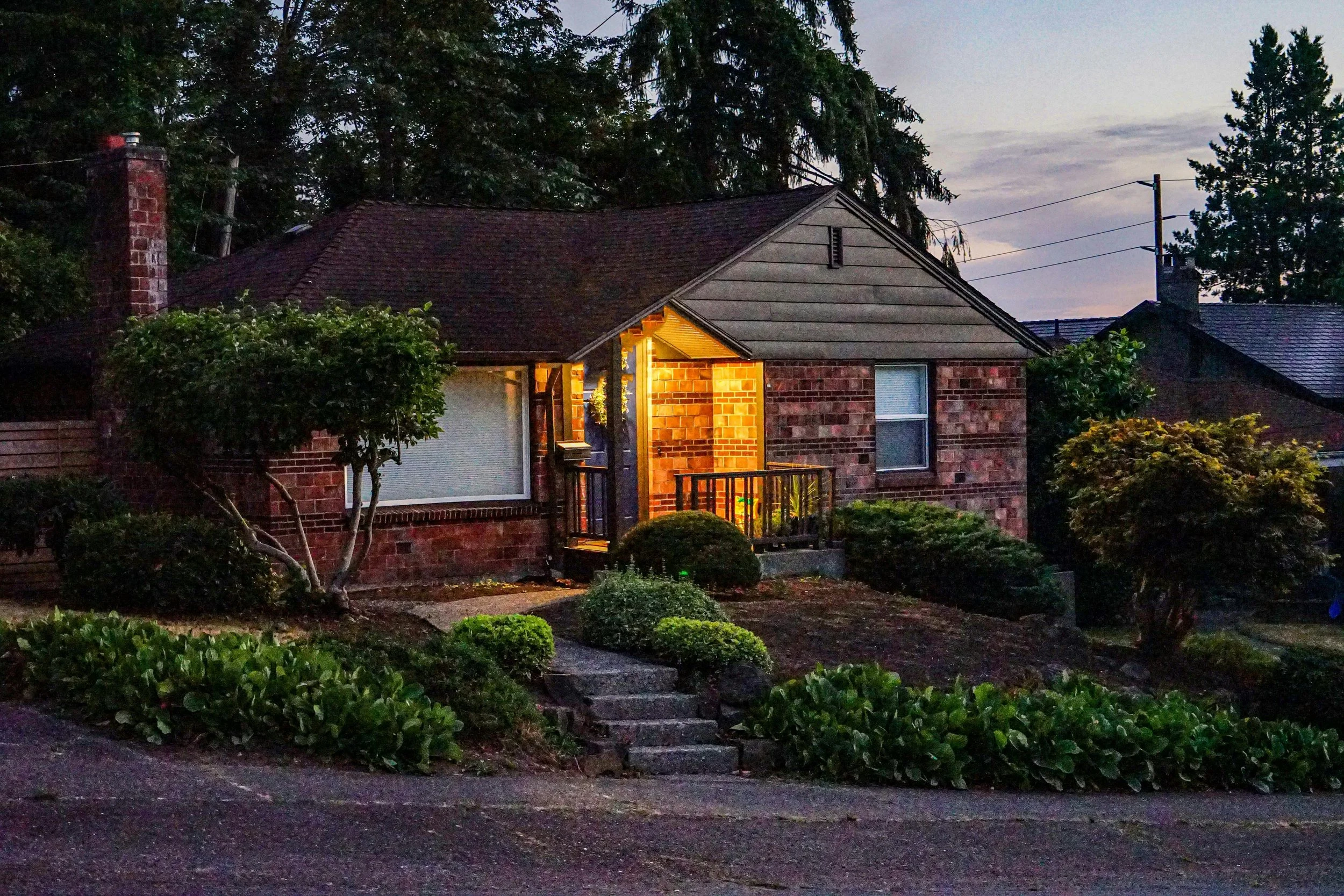 Seattle home exterior in established neighborhood with long-term appreciation potential