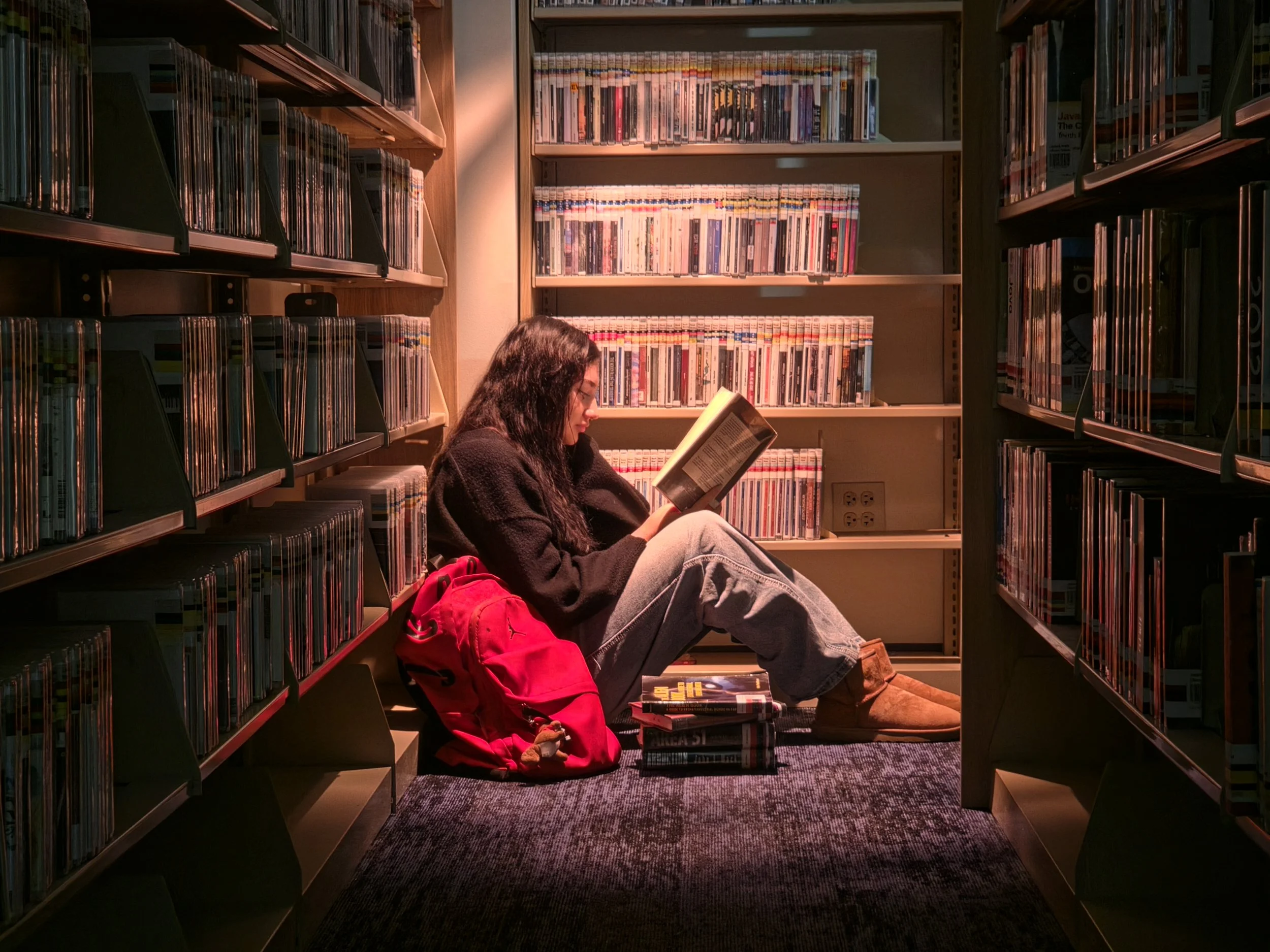 Antioch Public Library, lower level area.