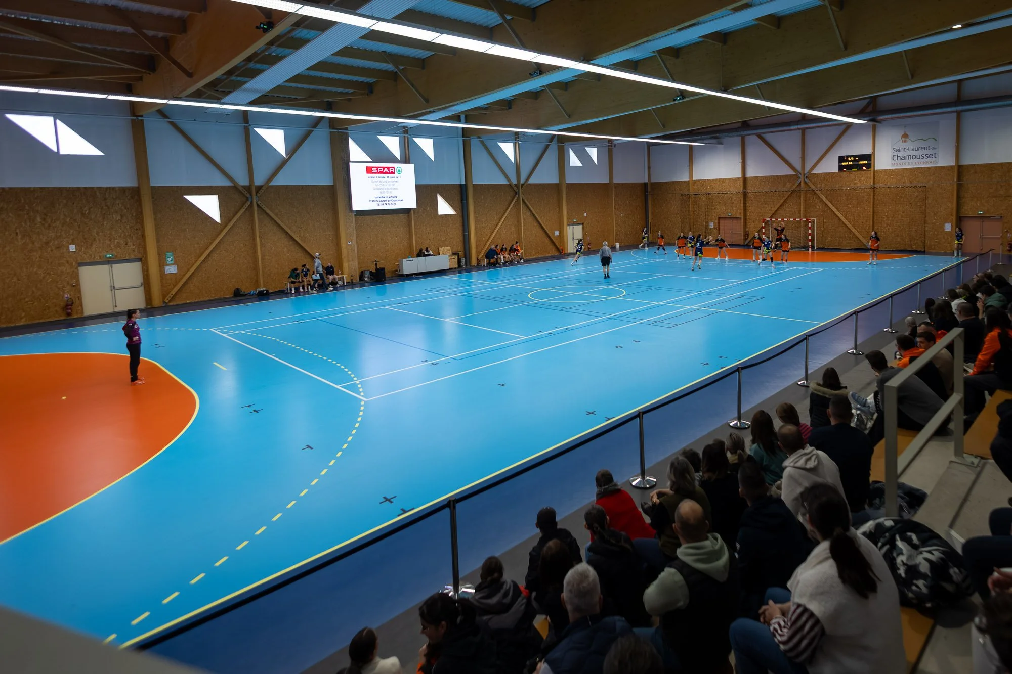 Vue Panoramique Stade HBC Handball Sport Hand - Anthony Junet Photographe Sportif Rhone