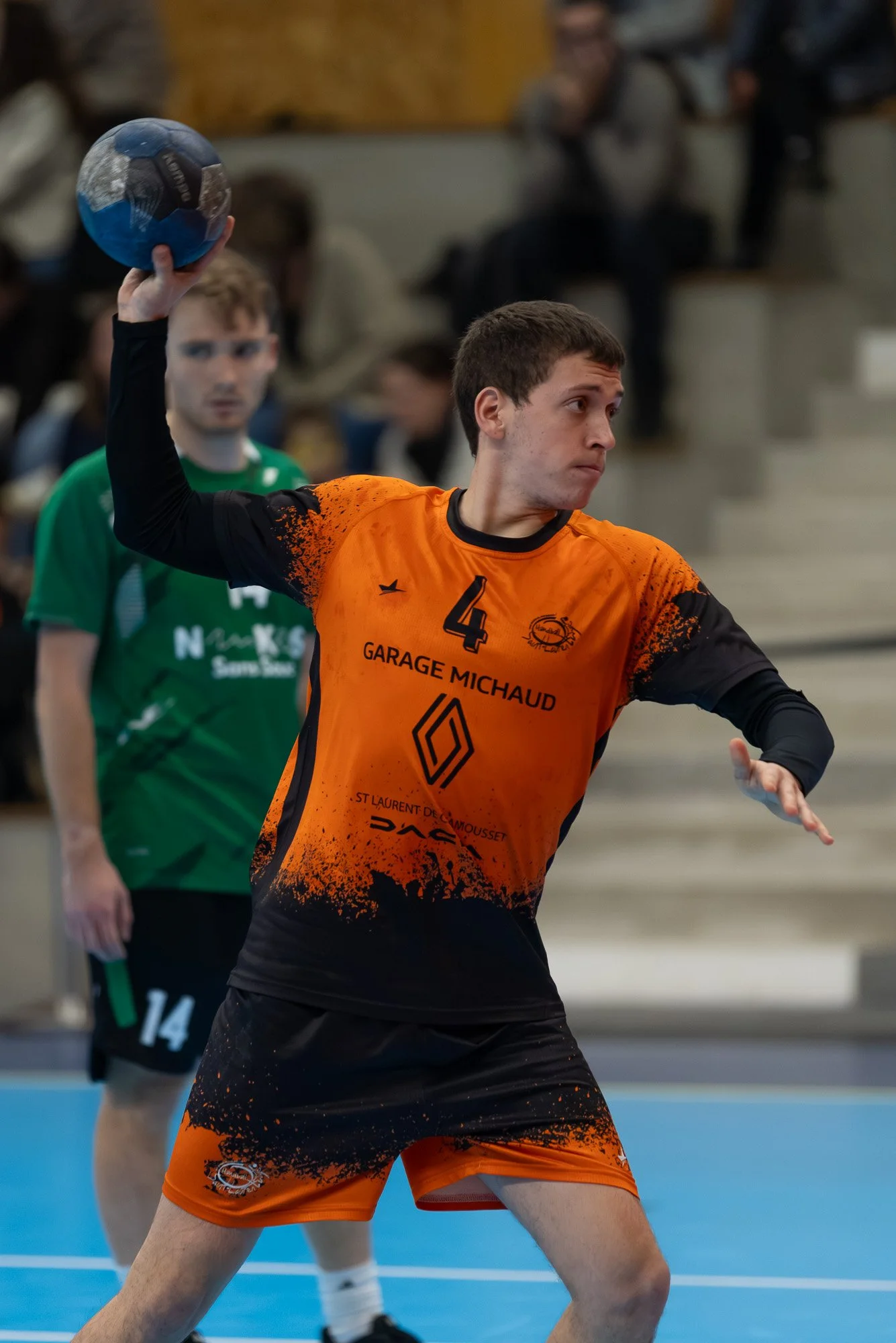 Préparation tir handball GARAGE MICHAUD Saint-Laurent - Vidéaste sport Lyon Anthony Junet - Concentration athlète