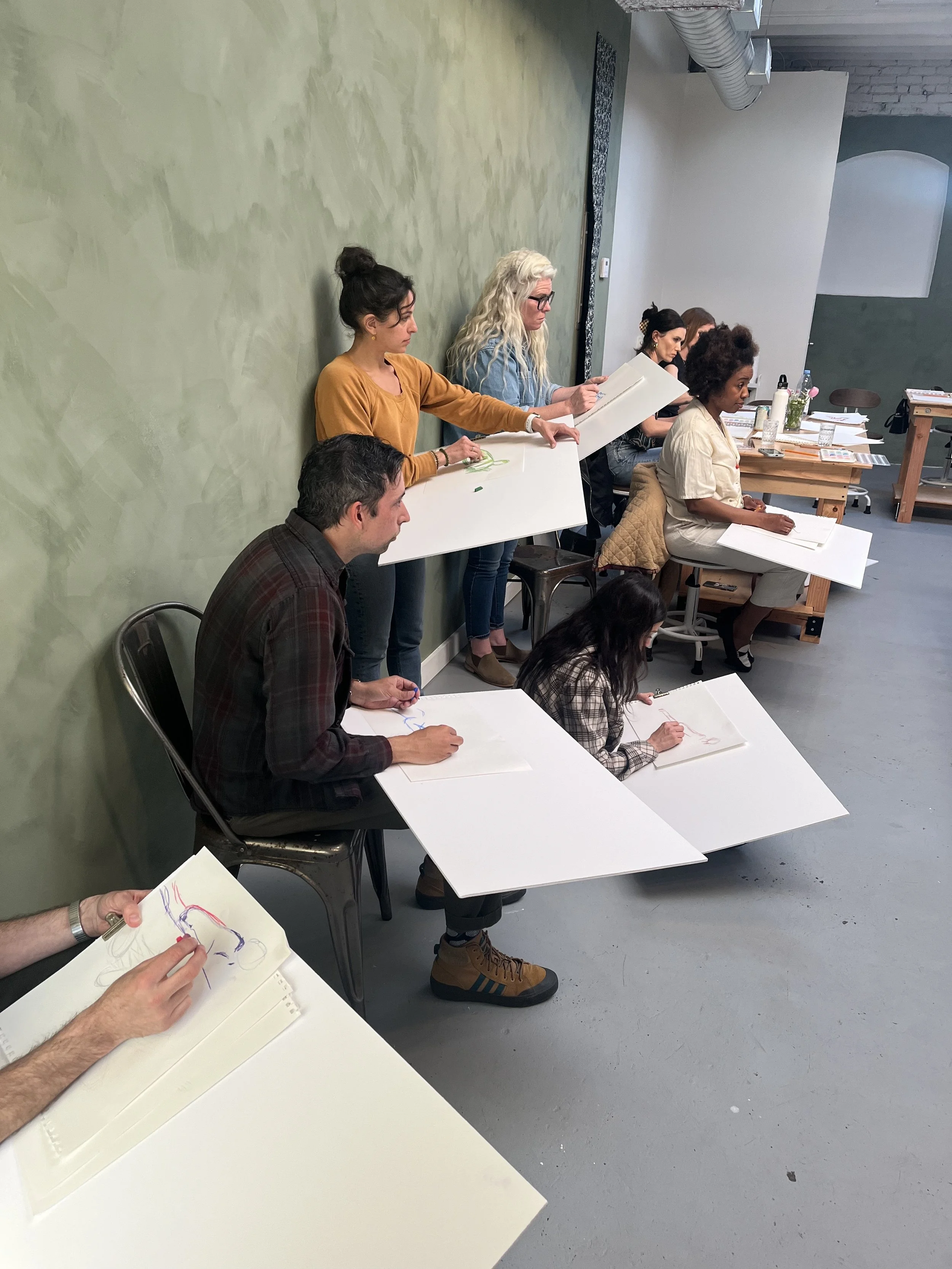 Watercolor Figure Painting — Little Green Art Studio