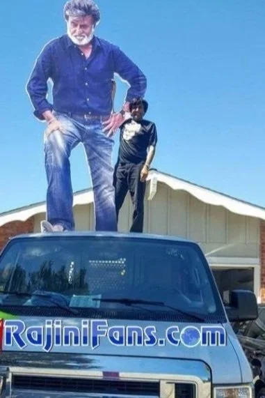 Cutout for the Film, Darbar, USA Rajinikanth fans (CA), 2020