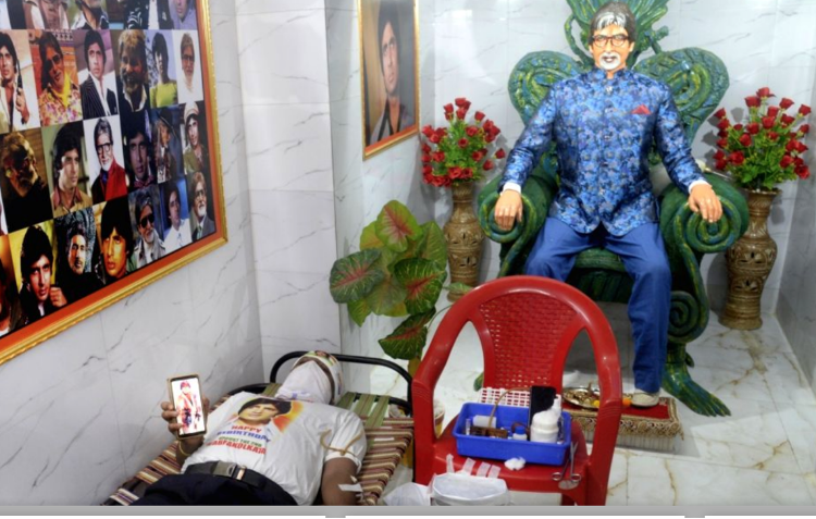 ABFA Member Donating Blood, Bachchan Dham, 2020