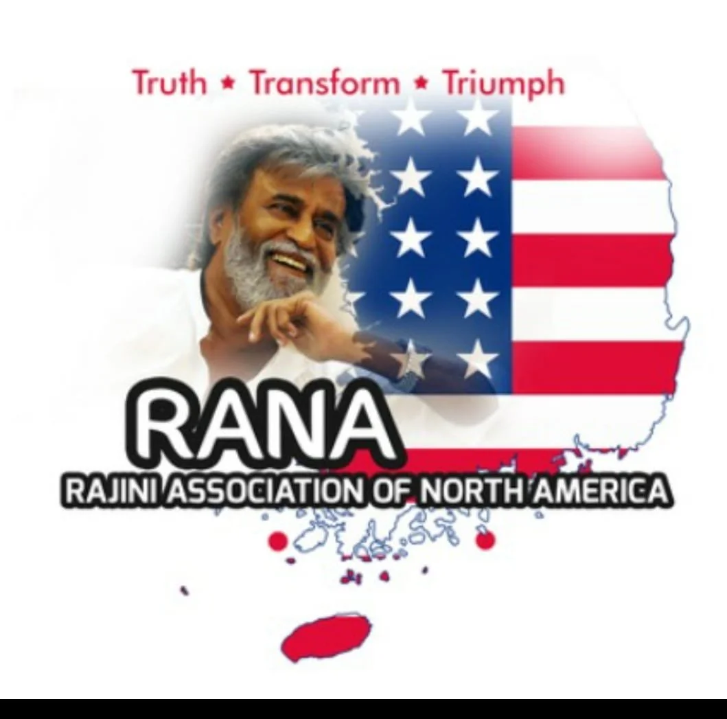 "RANA- Rajini association of North America in the DC area is a Charitable, Cultural, Secular and Non-Religious group run by Super Star Rajini fans & Volunteers. The purpose is to serve people all over the world with full heart regardless of religious
