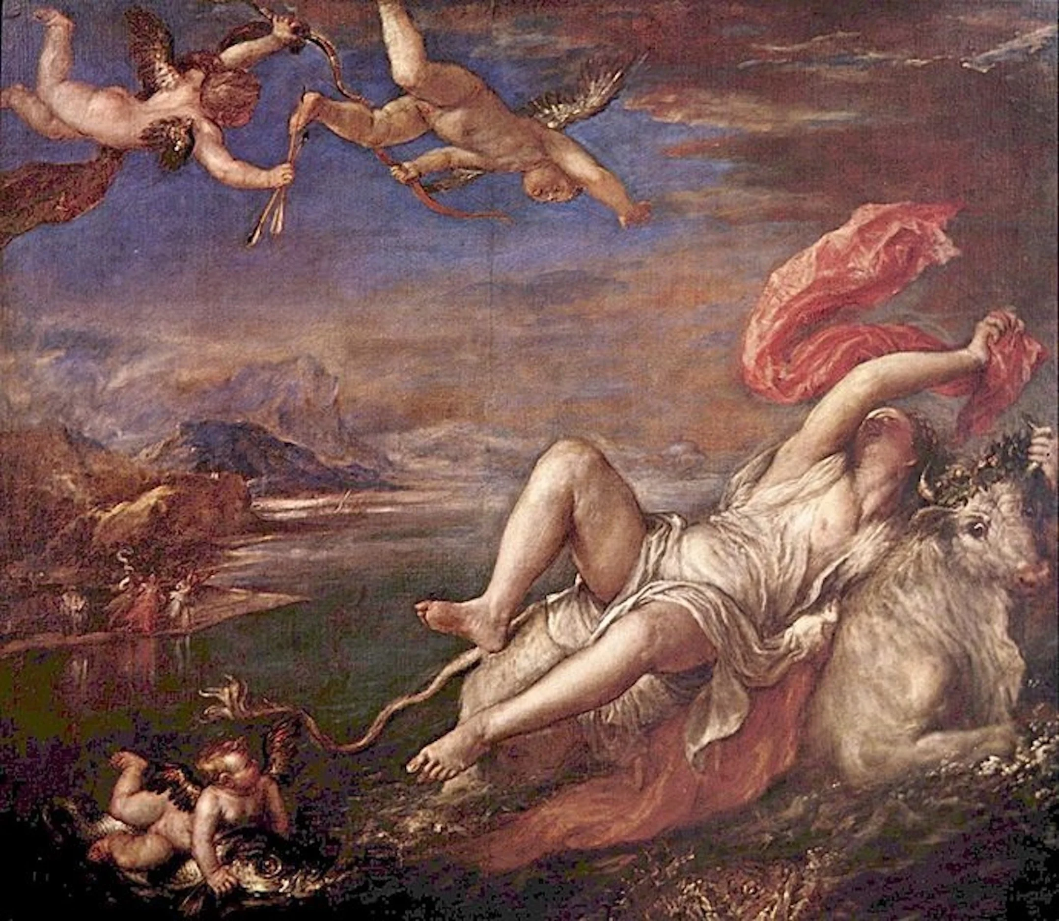 Rape of Europa, Titian, 1559–62