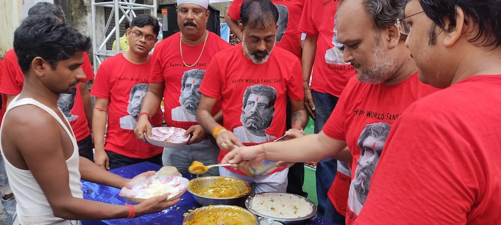 ABFA Members Serving Food to the Poor, August 2, 2022