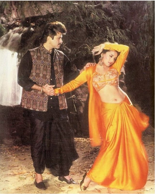 Film Still, Madhuri Dixit and Anil Kapoor in Beta, 1992