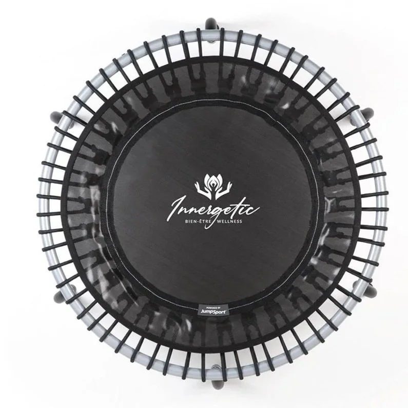 An Innergetic rebounder used for low-impact adaptive movement
