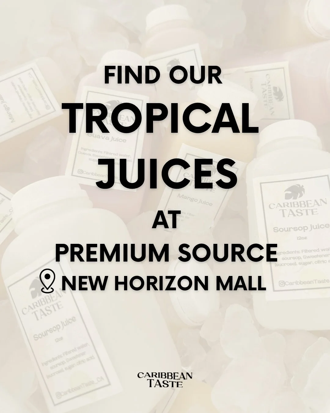 β¨ Find our tropical juices & artisanal ice creams at New Horizon Mall! π΄π¨πΉ
You can now grab your favorites at Premium Source (Unit H-17, 7th Avenue, inside the mall – Northeast Calgary).
π₯ Juices: Mango, Guava, Passion Fruit & Sou