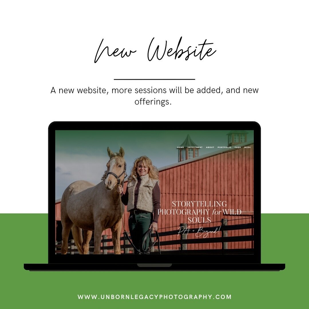 New website is up! 😍 

At this time equestrian sessions are all that are up until I get some new images of some dogs &amp; families. 

So proud of the work I&rsquo;ve accomplished so far &amp; can&rsquo;t wait to tell more stories in 2024! 

🏷️ #un