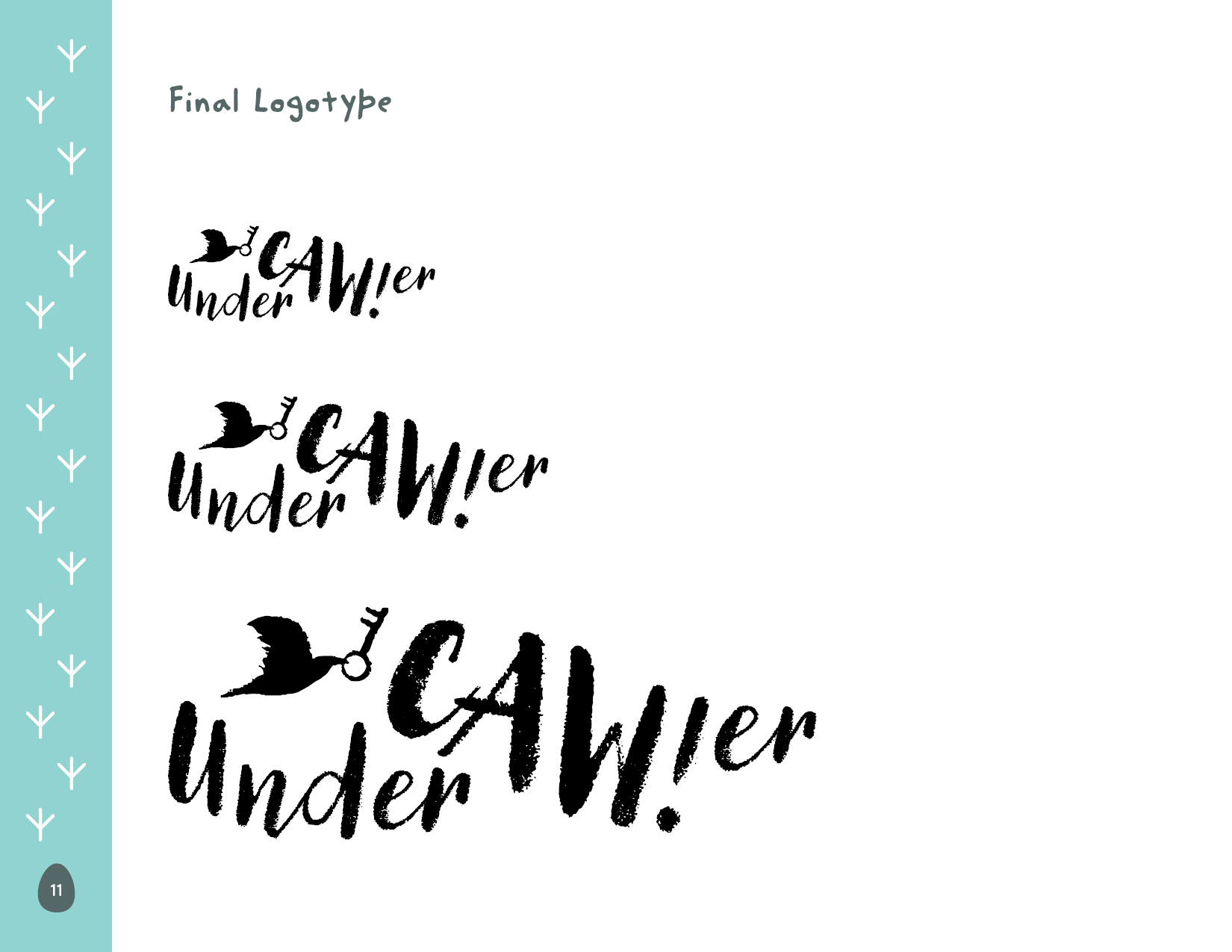 Brand Development Guide for UnderCAW!er, an Imaginary Company