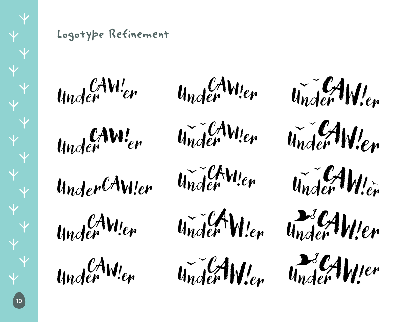 Brand Development Guide for UnderCAW!er, an Imaginary Company