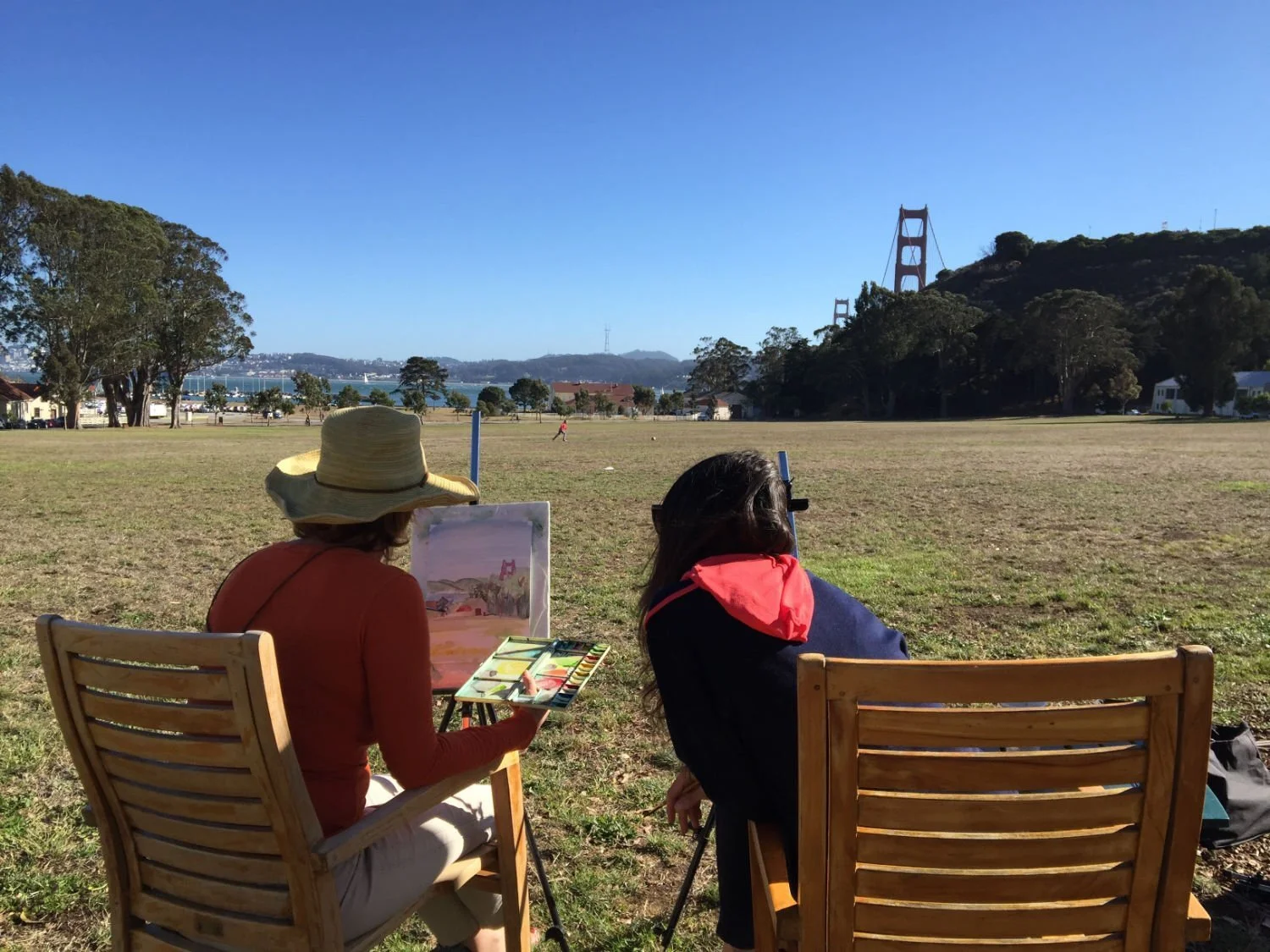 Watercolor Class With Artist Lucinda Eubanks Marin County Sausalito