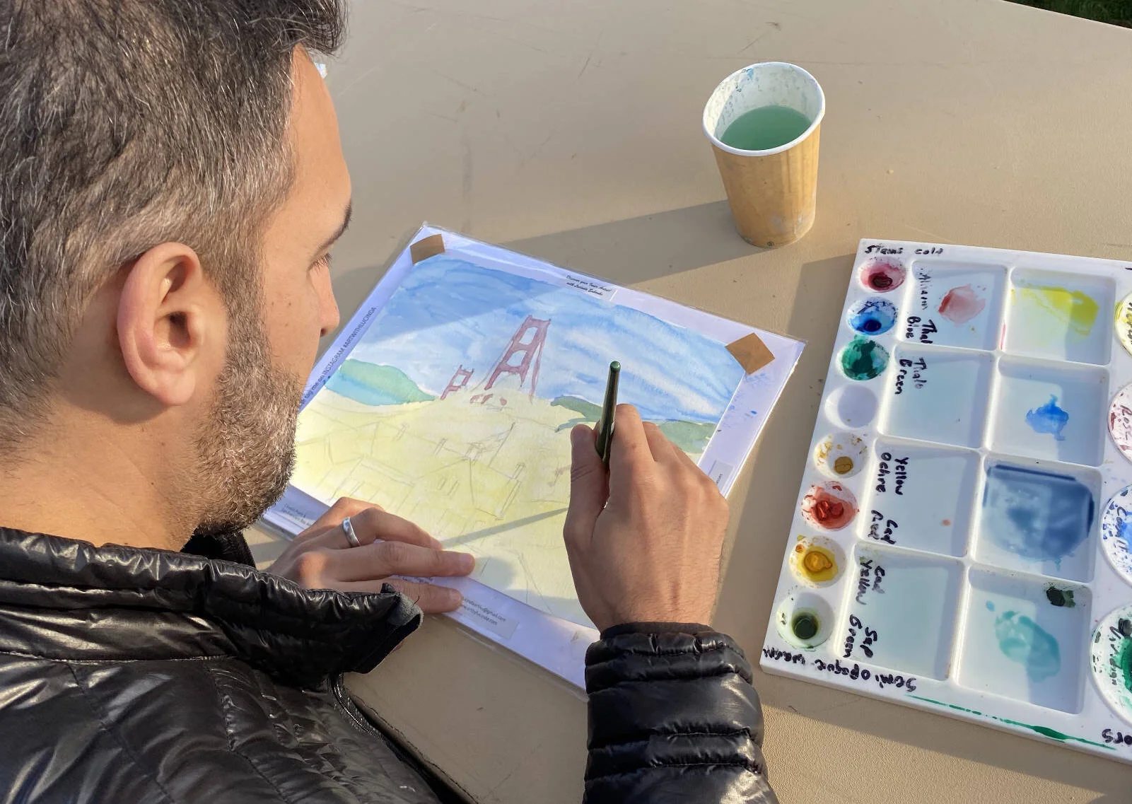 Team Building testimonial for artist Lucinda Eubanks art class
