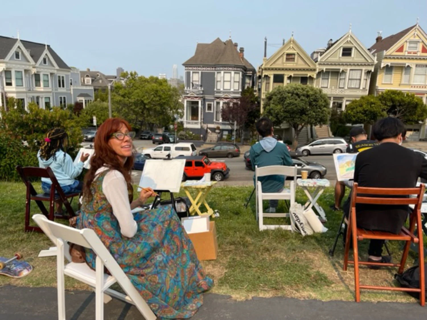 Team Building Watercolor Class With Artist Lucinda Eubanks Marin County Sausalito