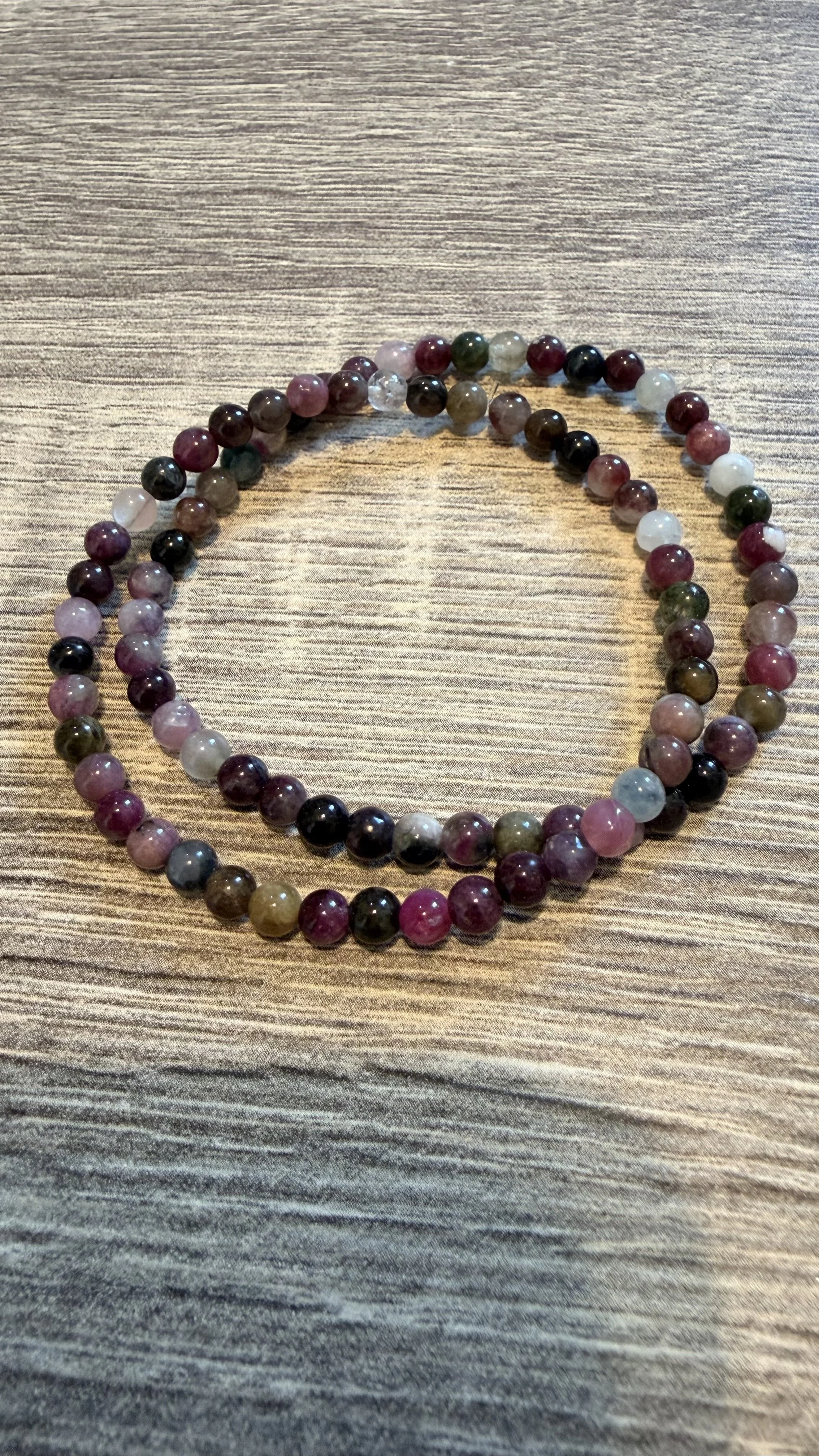 Watermelon Tourmaline Stack
