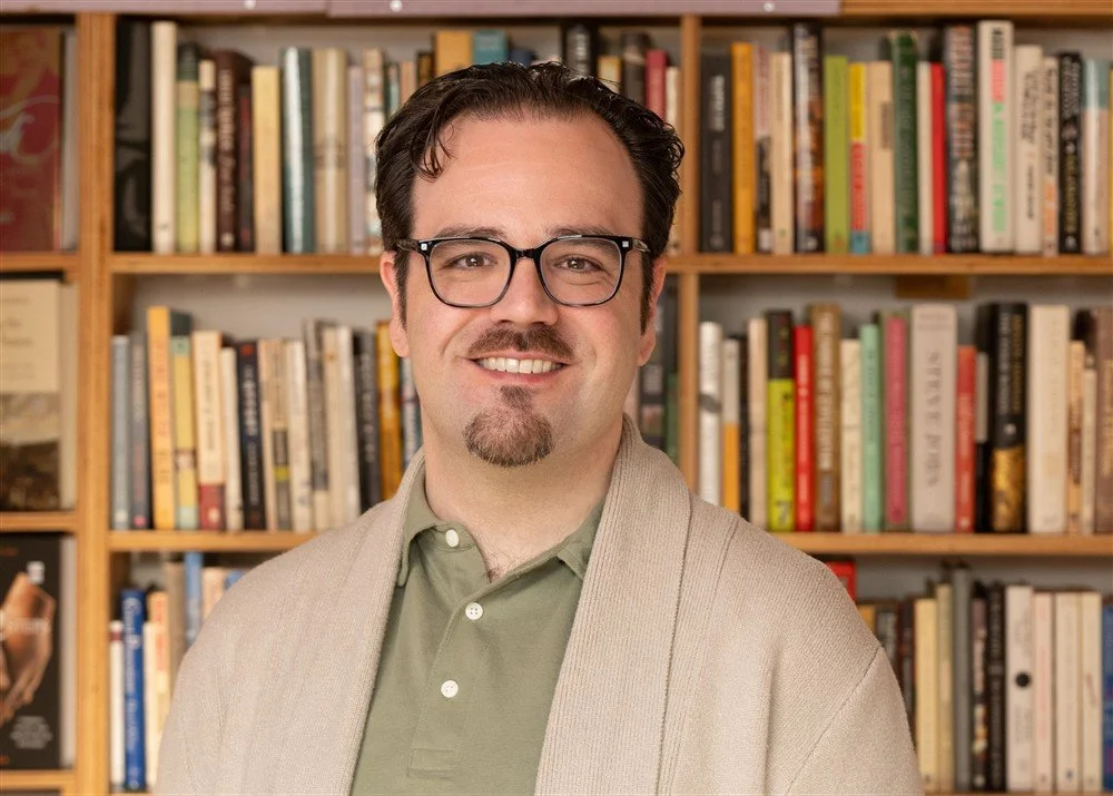 fantasy author headshots book store 