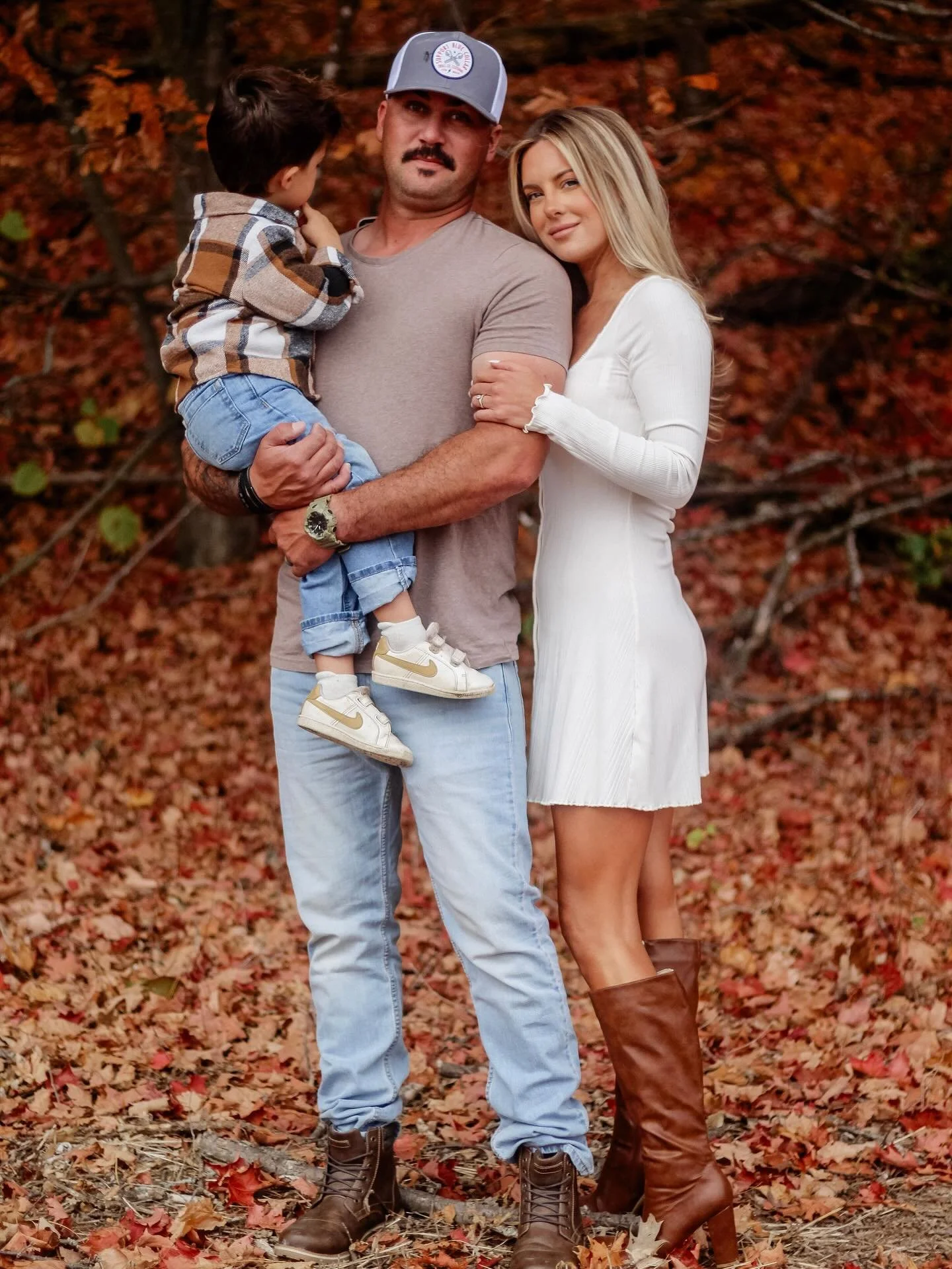 If your husband works outside, a tan for family photos;)

@karleysphotos

@westonmaycass 
@jaseincorporated