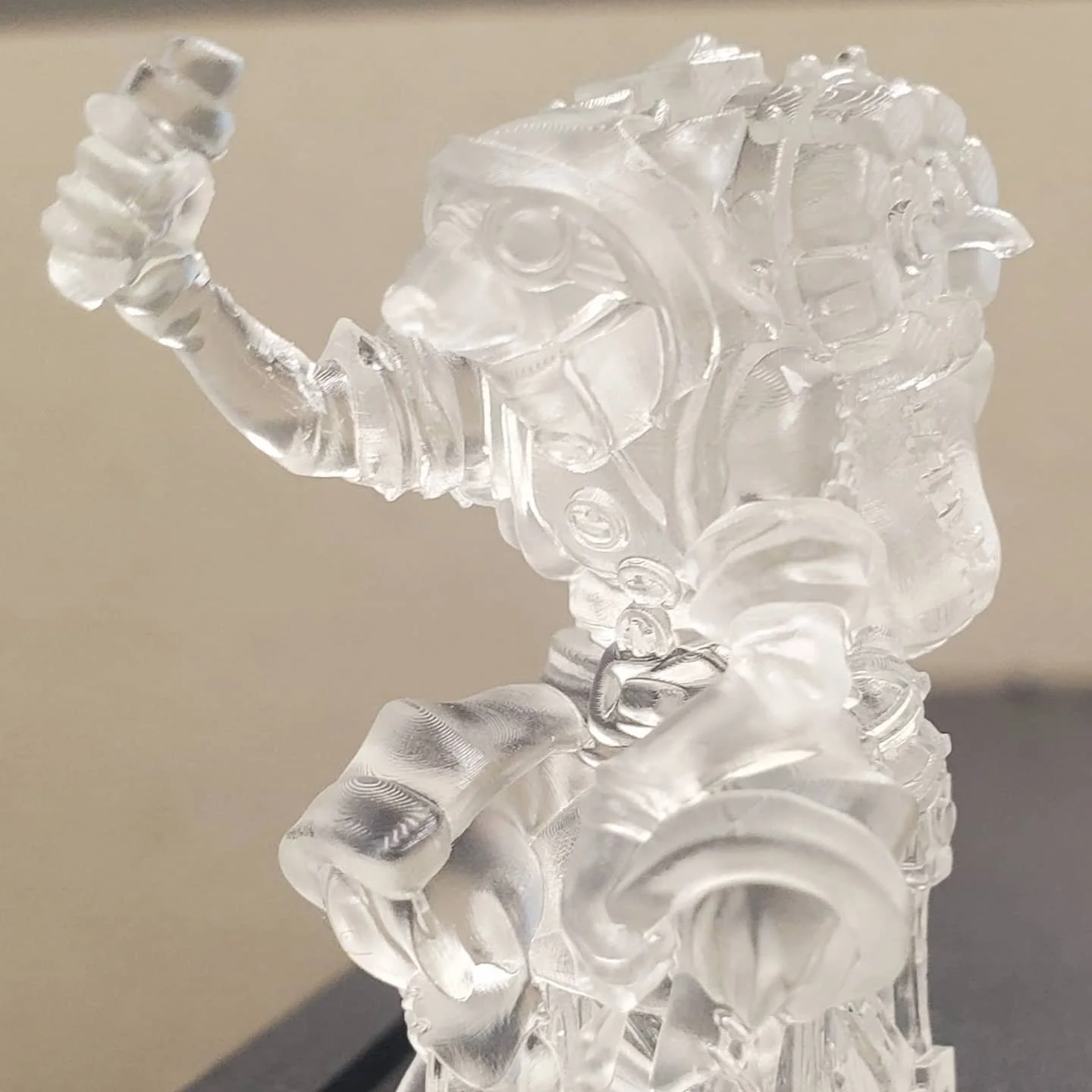This SLA print of a miniature of a mutant rat came out great. Just need to paint it and it's ready to use. Ask today for a quote for your tabletop game accessories today! Bulk discount available for quantities of 4 or more.
