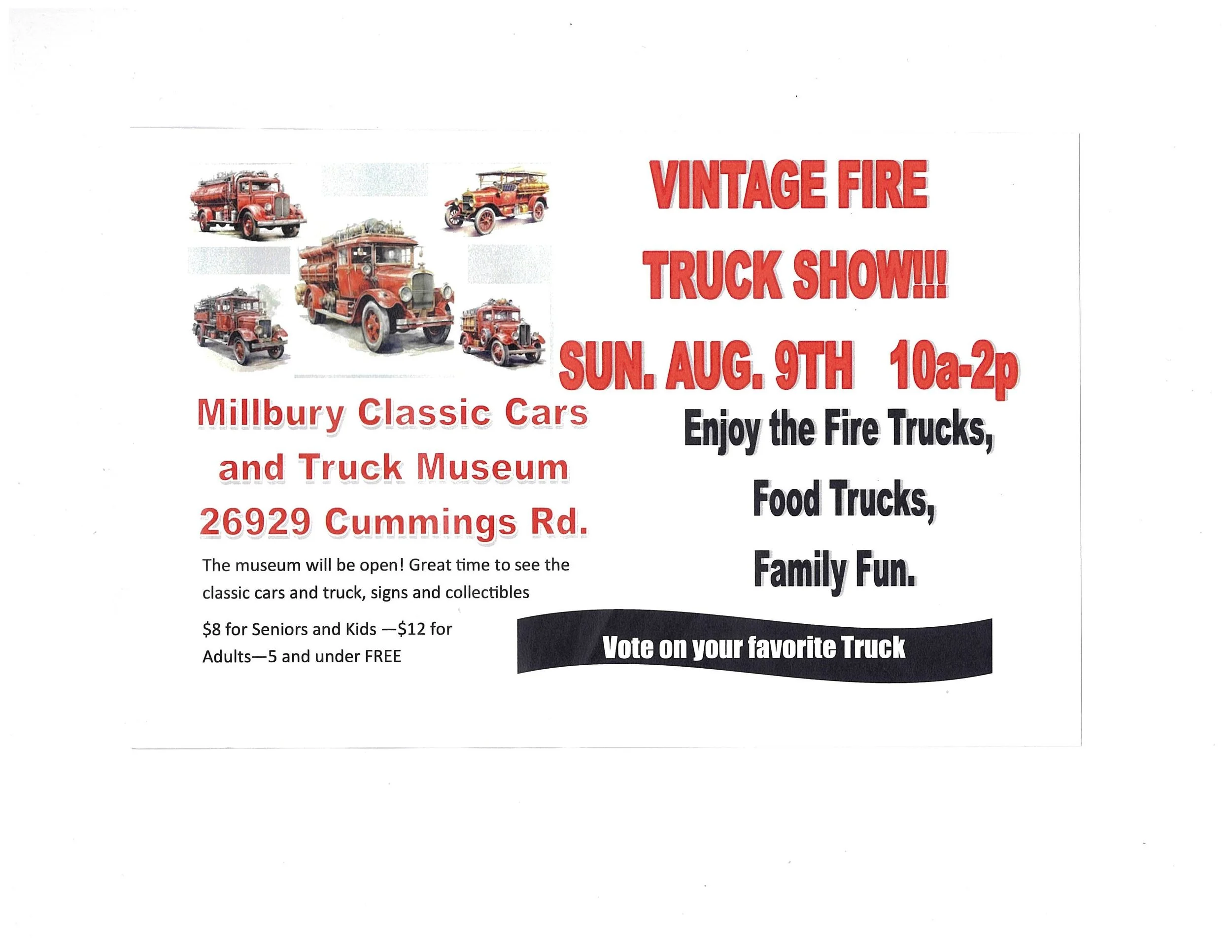 Vintage Fire Truck Show