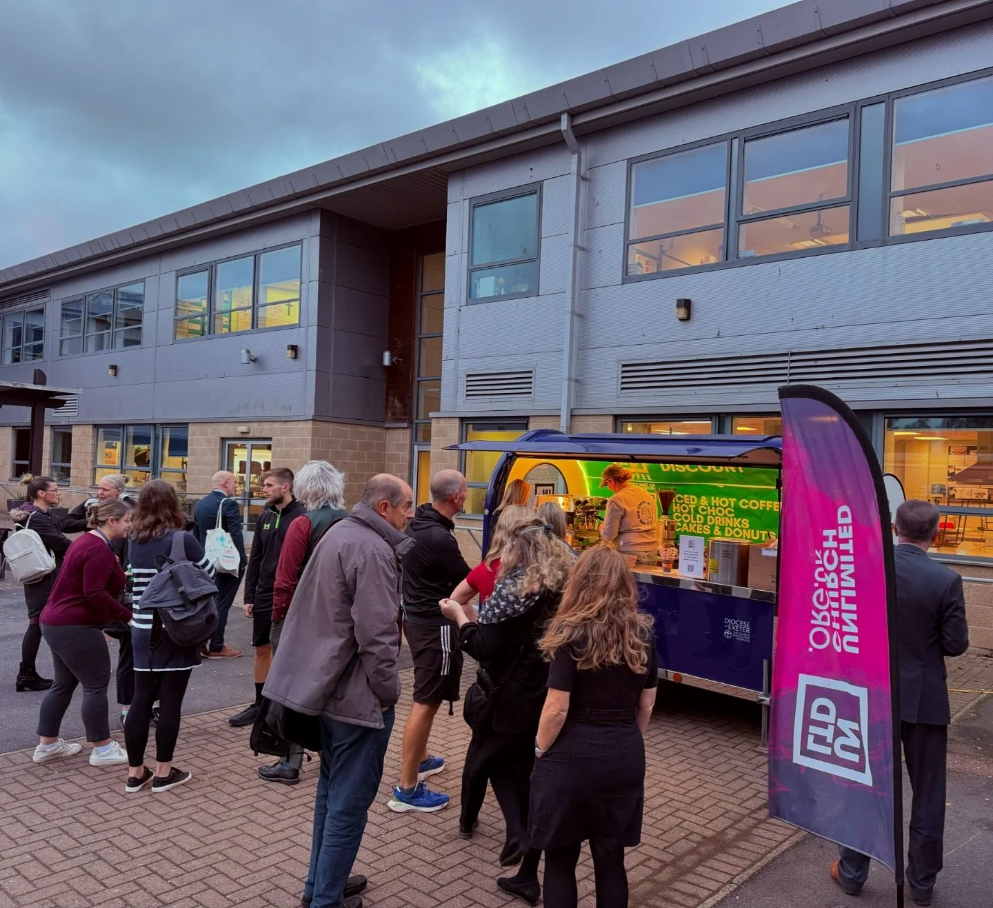 Such a joy to serve the staff @stpetersexeter now heading to Bury Meadows 🙌🙌